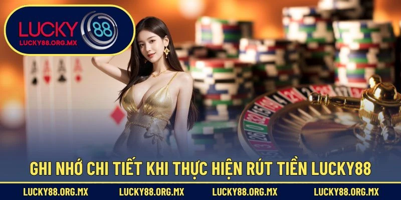Rút Tiền Lucky88 – Đảm bảo An Toàn Và Minh Bạch Nhất Ghi nhớ chi tiết khi thực hiện rút tiền Lucky88