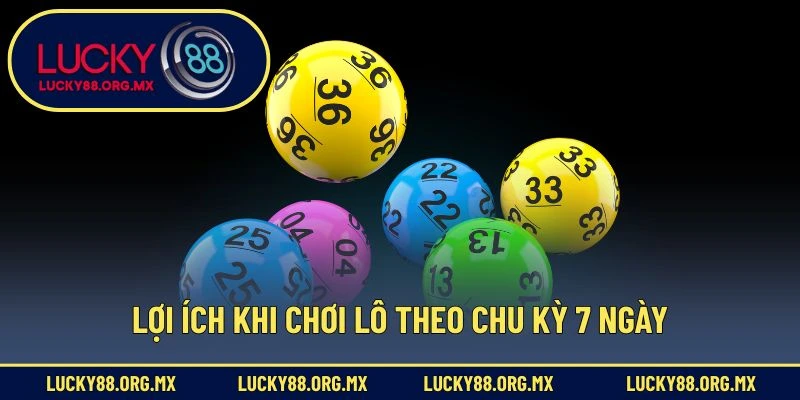 Lợi ích khi chơi lô theo chu kỳ 7 ngày