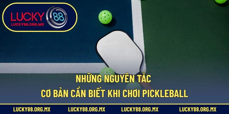 Luật Chơi Pickleball – Bộ Môn Thể Thao Đang Gây Sốt Toàn Cầu Những nguyên tắc cơ bản cần biết khi chơi Pickleball